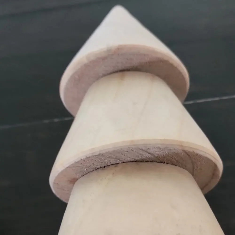 WOOD TREE Natural Solid Tabletop Boho Unfinished Wood Tree Decor